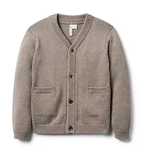 Boy Merchant Marine Marled Shawl Collar Cardigan by Janie and Jack