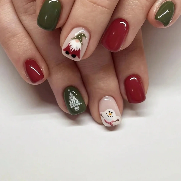 Christmas SHEIN nails