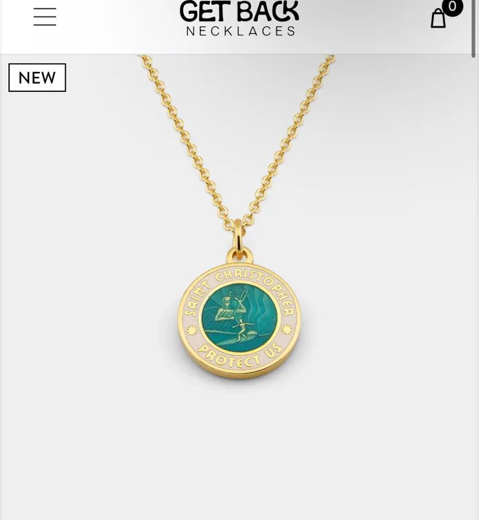 ST Christopher necklace