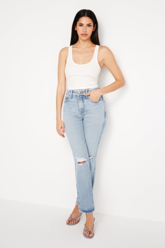 SOFT-TECH GOOD LEGS STRAIGHT JEANS | INDIGO510 - GOOD AMERICAN