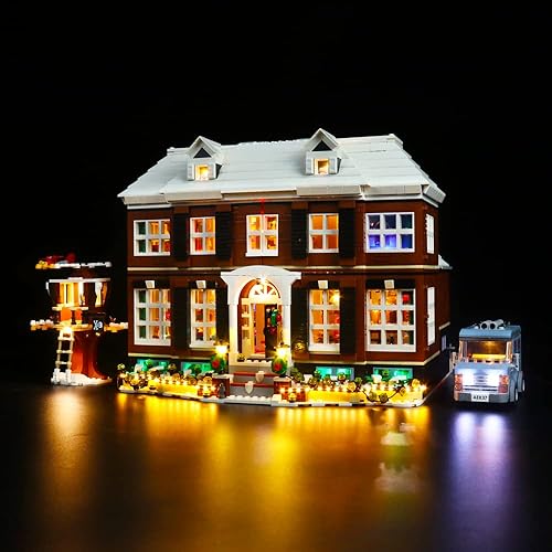 BrickBling LED Light Compatible with Lego 21330 Home Alone Building Kit - NOT Included The Model Set - Upgraded Version Light
