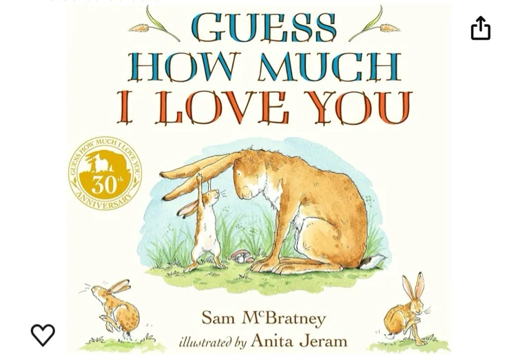 Guess how much I love you book