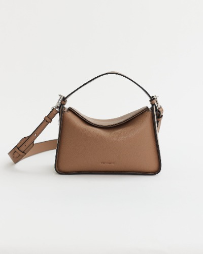 Clementine Bag: Taupe Pebbled Leather | Default Title