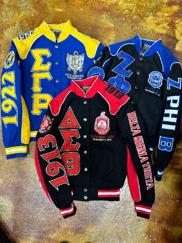 D9 - Sorority Racing Jacket | Sigma Gamma Rho Royal / XL
