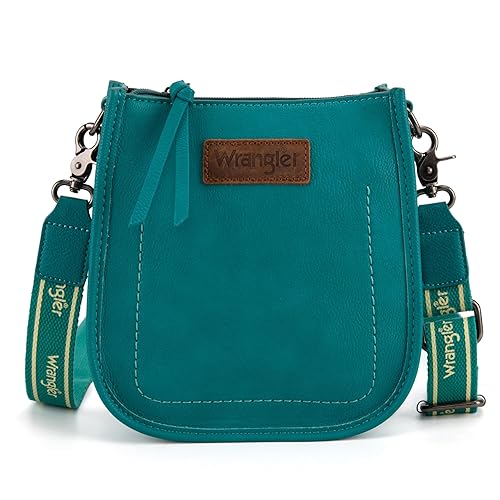 Wrangler Small Crossbody Bags for Women Cute Mini Purses Shoulder Handbag - Turquoise