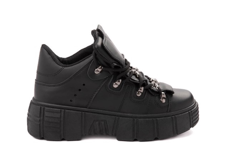 Womens KOI Footwear Rimo Core Chunky Trainer - Black