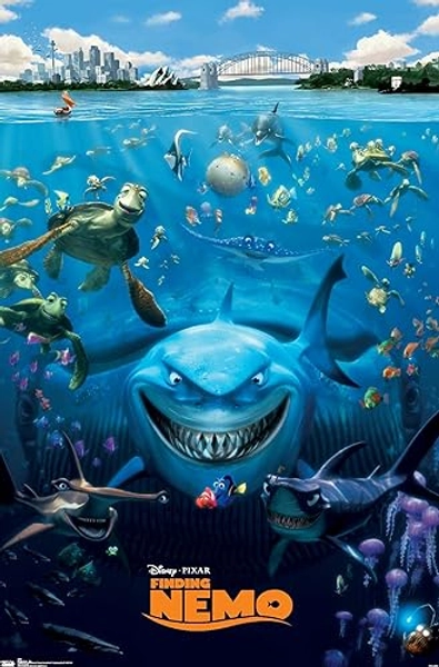 Trends International Disney Pixar Finding Nemo - Cast Wall Poster, 19L x 13W, Premium Unframed Version - Premium Unframed Version - 19L" x 13W"
