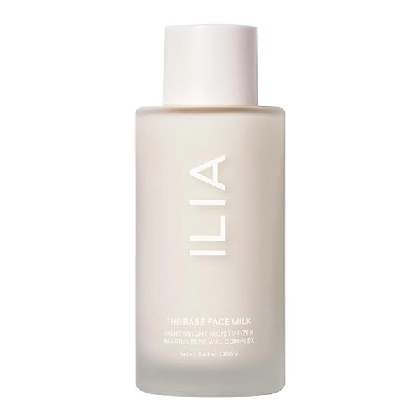 ILIA - The Base Face Milk Essence + Lightweight Moisturizer | Non-Toxic, Vegan, Cruelty-Free, Clean Makeup (Full Size, 3.4 fl oz | 100 ml) - 3.4 Fl Oz (Pack of 1)