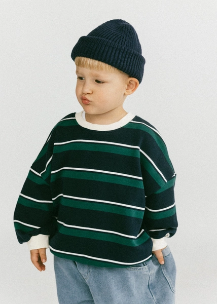 Vintage Crewneck- Navy | 2Y