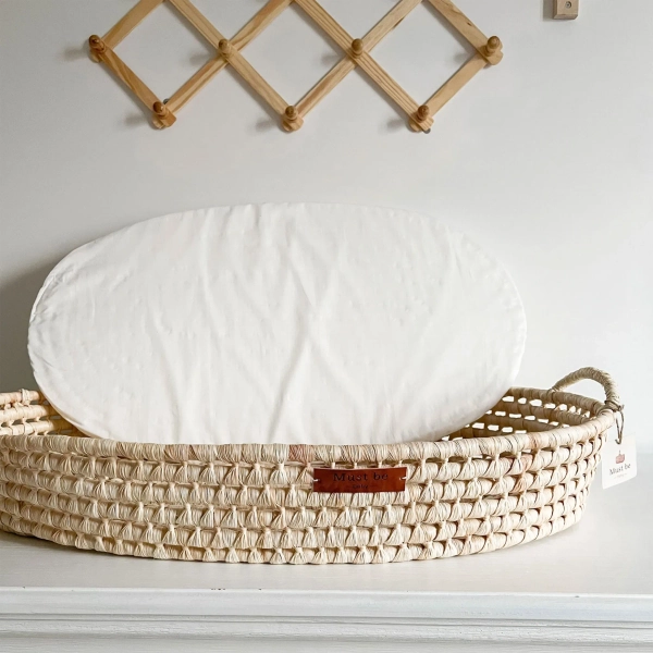 Panier en Rotin à Langer et Matelas Must Be Baby  - Clément