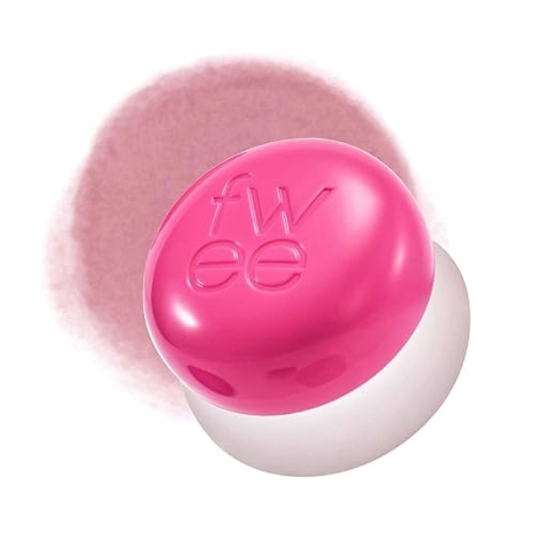 fwee Blurry Pudding Pot | Airbrushed Blush & Lip, Buildable Pigment, Long-lasting, Lightweight, Easy to Blend, Natural Soft Matte Finish - Baby (Soft Pink) | 0.17 oz - Baby