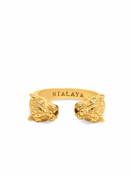 Women's Panther Ring in Gold | 5