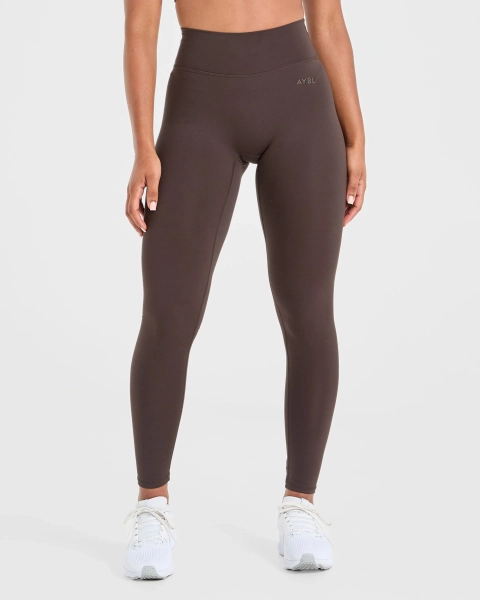 Staple Leggings - Coffee Brown | XXL