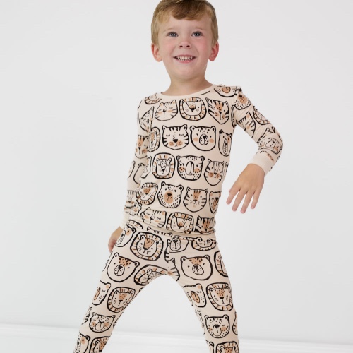 Lions, Tigers & Bears Two-Piece Pajama Set | 18-24 months