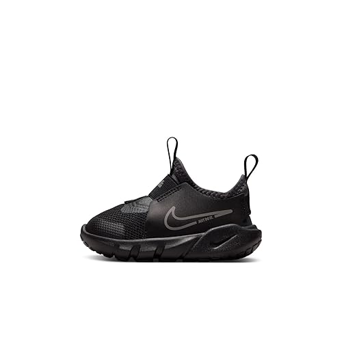 Nike Kids' Flex Runner 2 Running - 3 Toddler - Black/Flat Pewter-anthracite