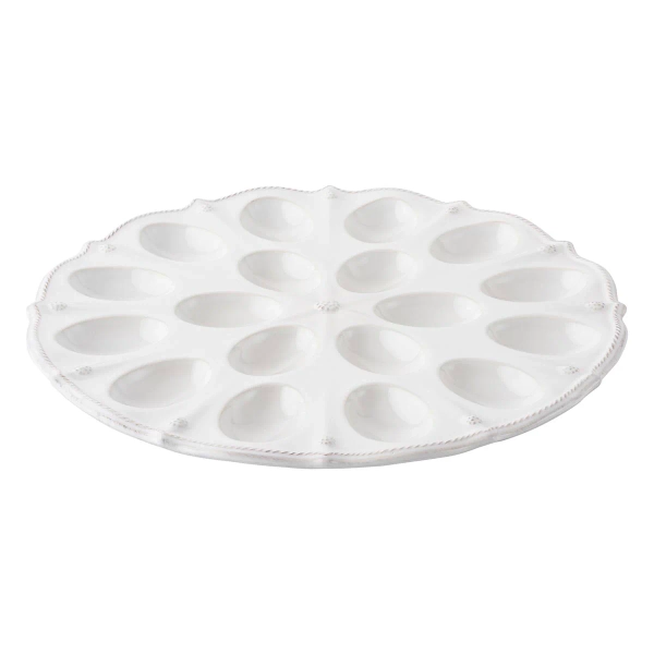 Berry & Thread 13" Deviled Egg Platter - Whitewash | Default Title