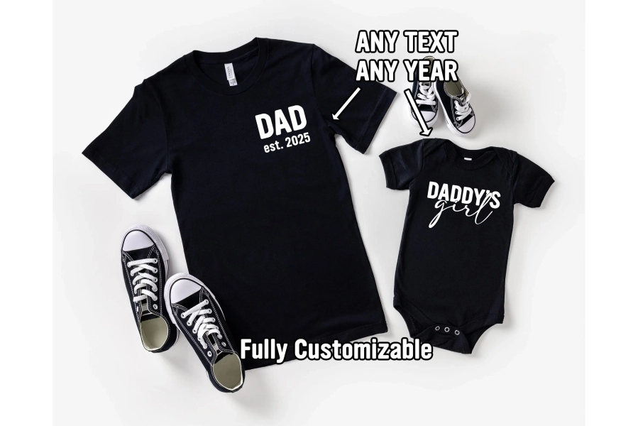 Dad And Daughter Matching, Daddy's Girl Shirt, Baby Girl, Father And Daughter Shirts,Dad And Me Tees,Father's Day Matching Shirts,Dad And Me