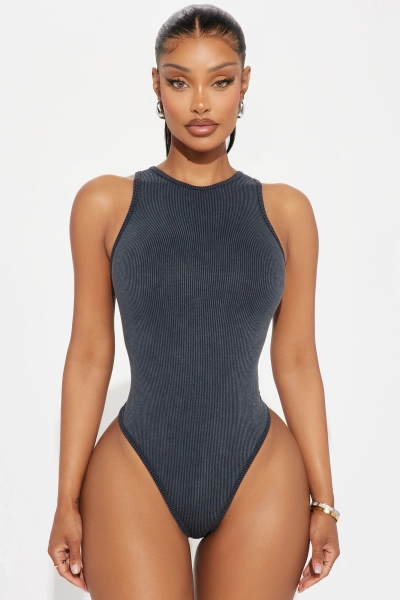 Sierra Seamless Bodysuit - Black