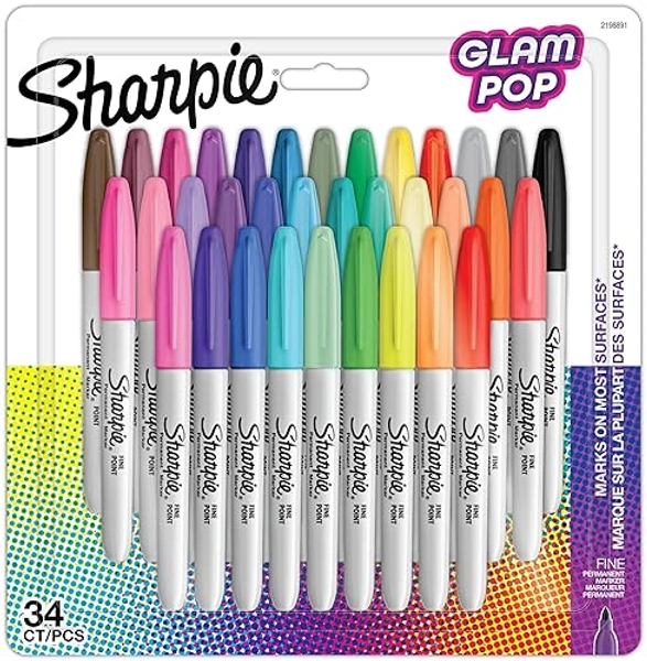 SHARPIE PMKR F. GLAM POP ASST BL34 PEA - 1 stück (34er Pack)