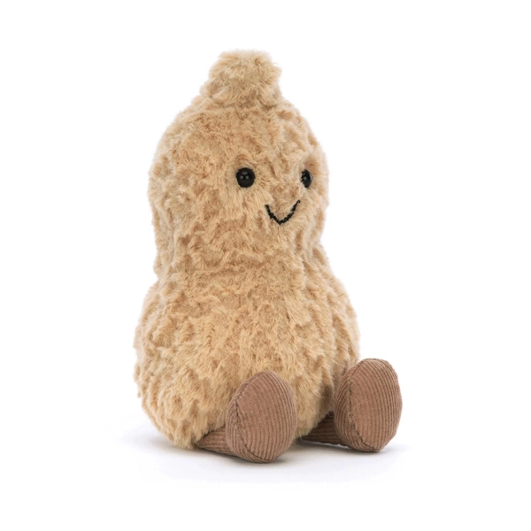 Jellycat Amuseables Peanut Stuffed Toy, 6 inches | Food Plush | Fun Gift Idea
