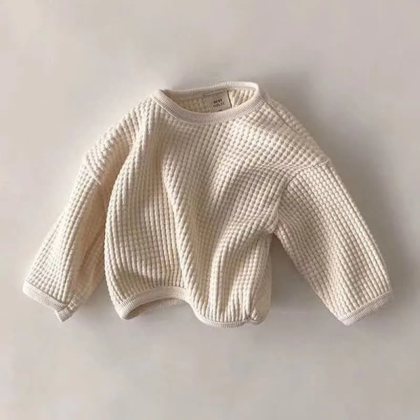 Baby Solid Color Waffle T-shirt