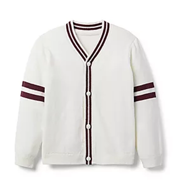 Boy Soft Beige The Cable Knit Polo by Janie and Jack