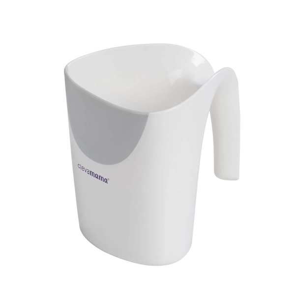 Clevamama ClevaRinse™ Shampoo Rinse Cup 500 ml - Grey | Bathing Accessories | Baby Bunting AU