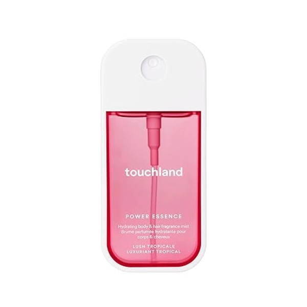 Touchland Power Essence Hydrating Body & Hair Fragrance, Lush Tropicale, 2 FL. OZ. Travel Size Body Mist - Lush Tropicale