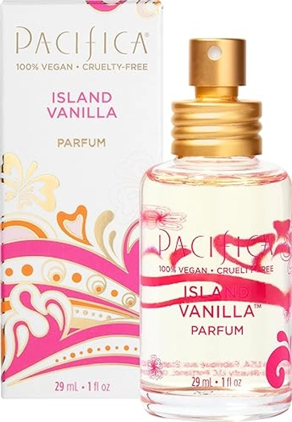 Pacifica Beauty, Island Vanilla Spray Perfume, Best Warm Vanilla Scent, Womens Fragrance, Natural & Essential Oils, Clean Fragrance, Vegan & Cruelty Free - Coconut - 1 Fl Oz (Pack of 1)