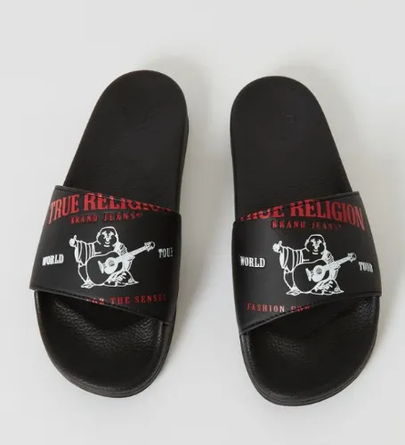 BUDDHA LOGO SLIDE - Black | True Religion