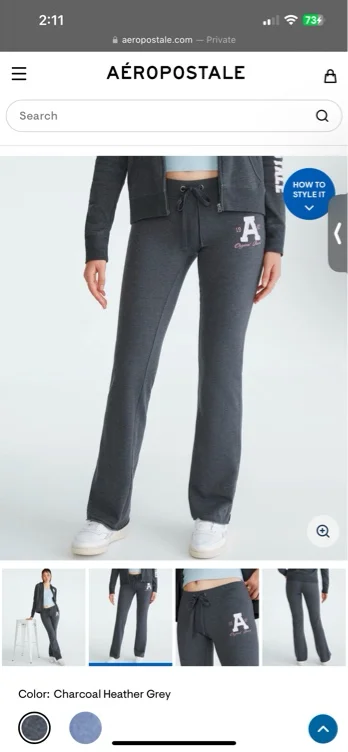 A1987 Original Brand Fit & Flare Sweatpants