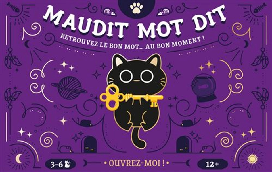 Jeu d'ambiance Asmodee Cocktail Games Maudit mot dit