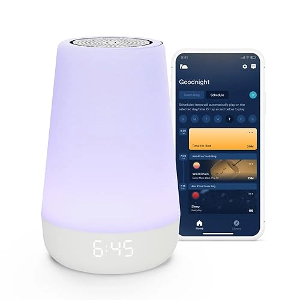 Hatch Rest Baby Sound Machine, Night Light | 2nd Gen | Registry Essential, Sleep Trainer, Routine Builder, Time-to-Rise Alarm Clock, White Noise Soother, Nursery Stories, Toddler Kids Bedroom (Wi-Fi) - Wi fi