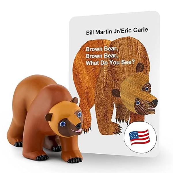 Tonies Brown Bear Audio Toy Figurine from Brown Bear and Friends by Bill Martin Jr. and Eric Carle