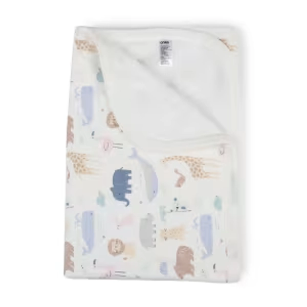 Jersey Plush Blanket - Animals