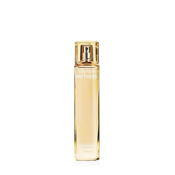 Clinique My Happy Fragrance Spray | Cocoa & Cashmere, Baby Bouquet, Cookies & Kisses, Indigo Mist, Lily of the Beach, Peony Picnic - Cookies & Kisses - 0.5 Fl Oz - Mini Travel Size