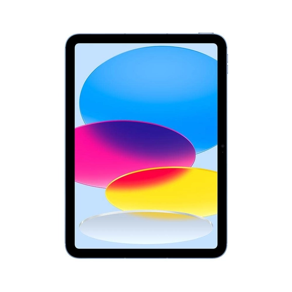 iPad da Apple (10a geração): Com chip A14 Bionic, tela Liquid Retina de 10,9 polegadas, 256 GB Wi-Fi 6 + rede celular 5G, câmera frontal de 12 MP, câmera traseira de 12 MP, Touch ID – Azul - 256GB - Azul