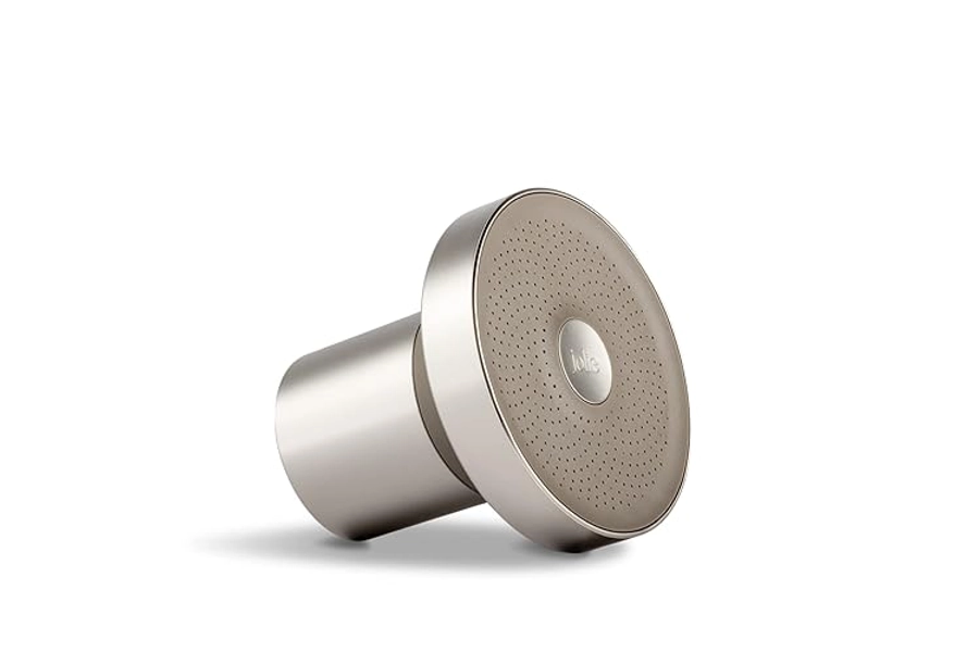 THE JOLIE FILTERED SHOWERHEAD | Clinically Tested, High Pressure Shower Filter For Healthier Hair & Skin | Reduce Hair Shedding, Protect Colored Hair, Soothe Dry Skin, Reduce Dandruff (Brushed Steel) - Brushed Steel