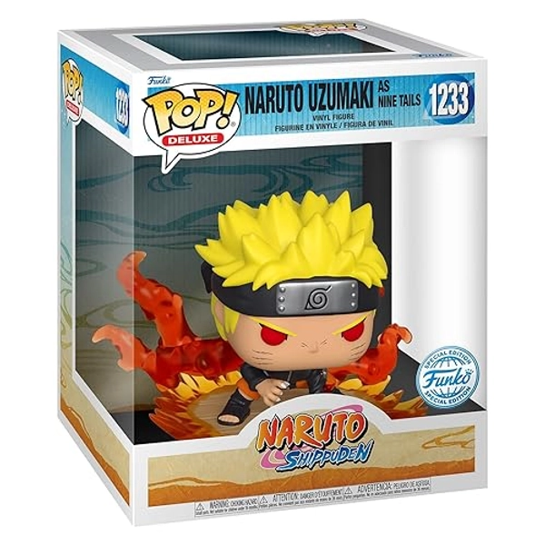 Funko POP! Deluxe: Naruto Uzumaki - Naruto Uzumaki As Nine Tails - Amazon Exclusive - Collectable Vinyl Figure - Gift Idea - Official Products - Toys for Kids and Adults