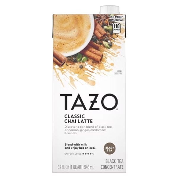 Tazo Classic Latte Chai Black Tea - 32oz