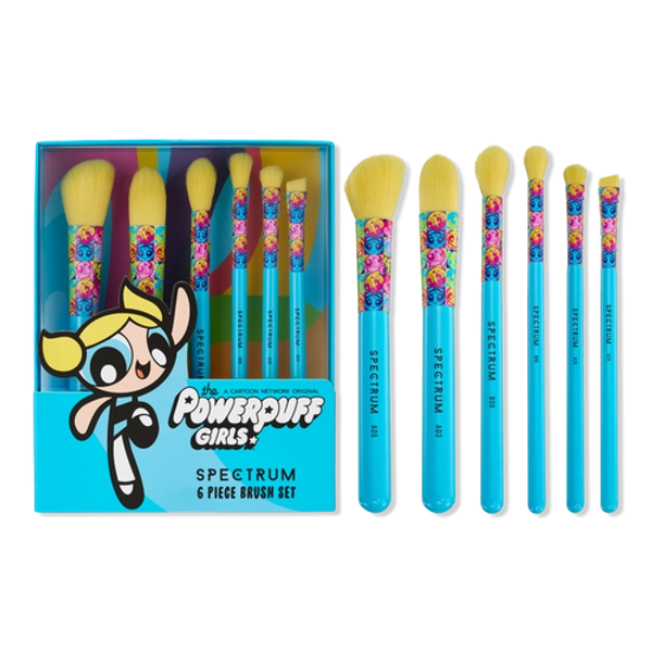 The Powerpuff Girls Bubbles 6-Piece Makeup Brush Set