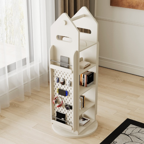 Rotating Bookshelf & Storage Rack