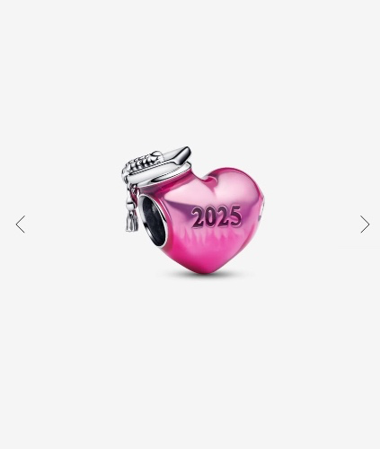 Graduation 2025 Heart Charm