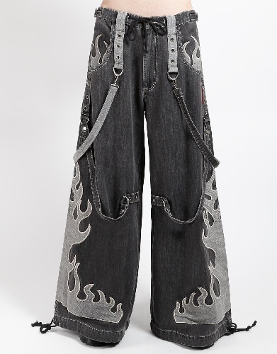 FLAME DARK STREET PANT BLACK DENIM | X-Small / BLACK DENIM