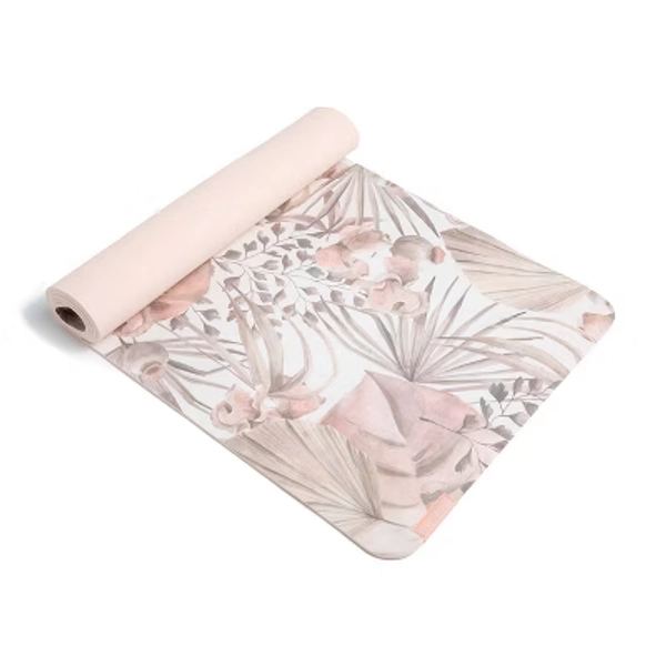 Blogilates Vegan Suede Yoga Mat Mystical Moment – White (6mm)