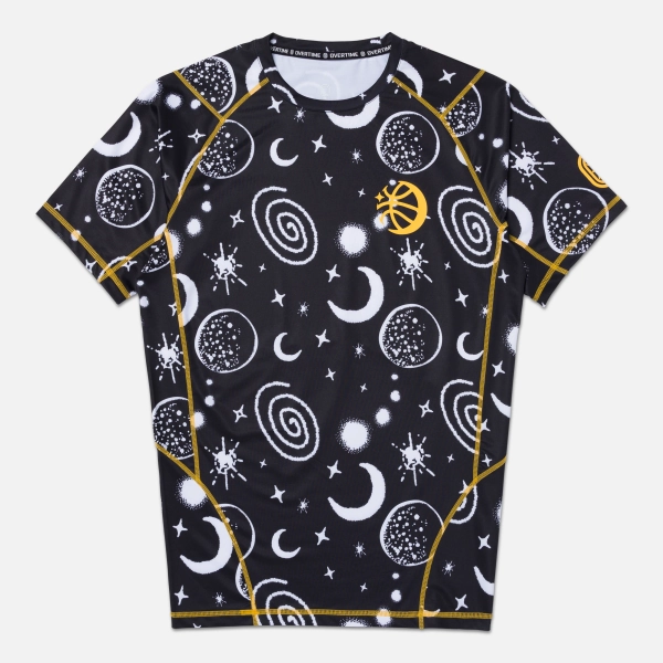 KIDS VALID YNG GALAXY COMPRESSION TEE | S / Black