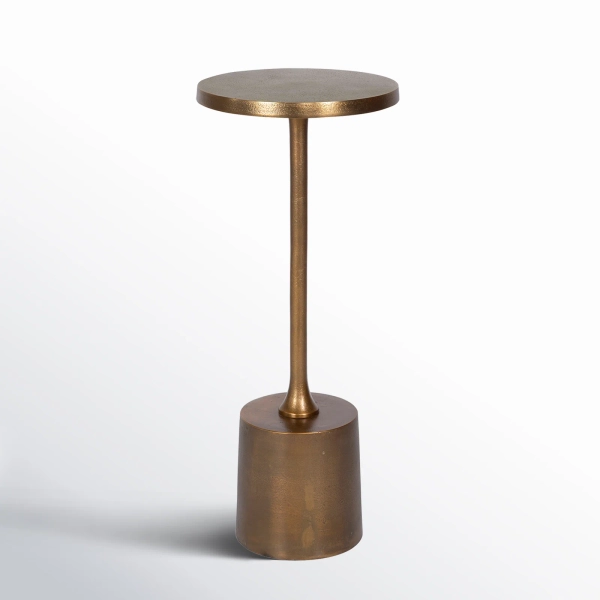 AllModern Element Pedestal End Table "& Reviews" | Wayfair