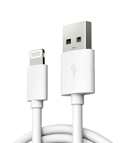 Ladekabel für iPhone. 1Meter in weiß.. Für alle iPhone Modelle 14 13 12 11 X 8 7 6 5 Series