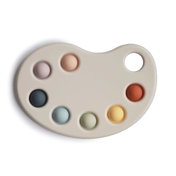mushie Paint Palette Press Toy - Paint Palette