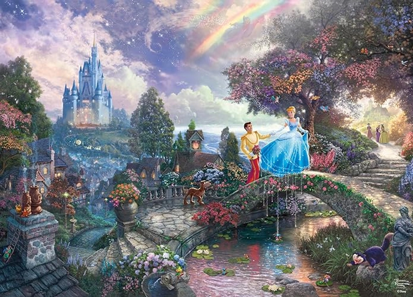 Ceaco - Thomas Kinkade - Disney - Cinderella Wishes Upon A Dream - 1000 Piece Jigsaw Puzzle